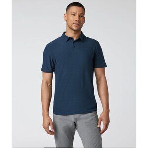 Vuori Teal Blue Strato Tech Men's XXL Performance Stretch Classic Golf Polo